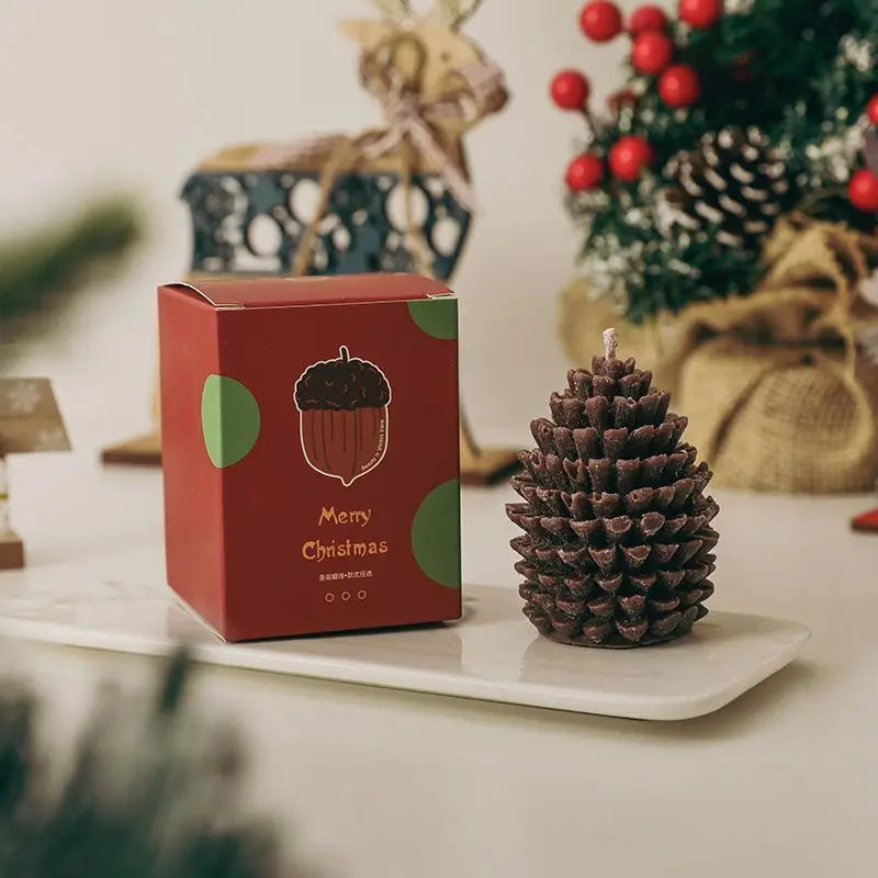 Christmas Pinecone Scented Candles Atmosphere Gifts - Your Ritual Hub 
