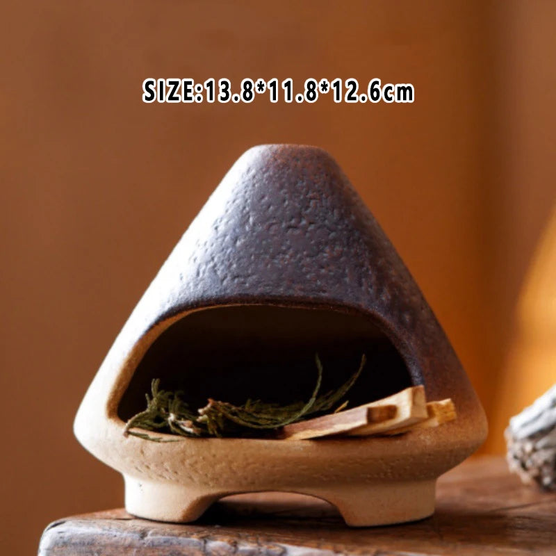 Ceramic Incense Burner Smudging Bowl with Ash Catcher Heat-Resistant Incense Censer for Yoga Home Decor & Thoughtful Gift - Your Ritual Hub 