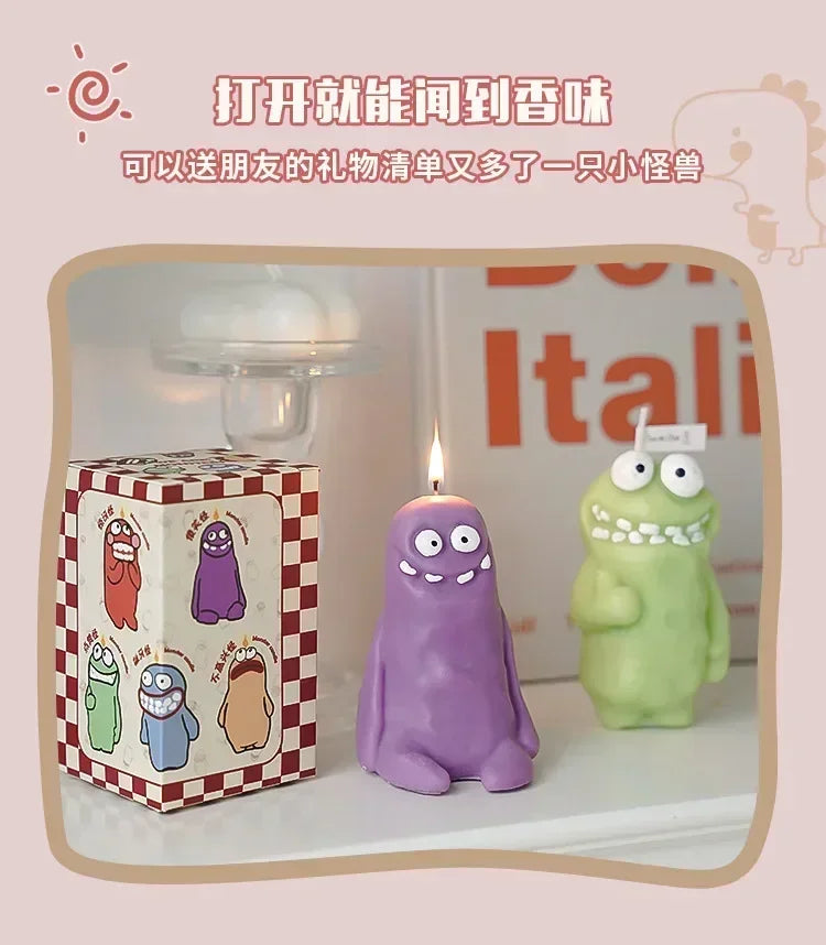 Earthlings Monster Candles Fun Creative Birthday Gifts Handmade Aromatherapy Candles - Your Ritual Hub 