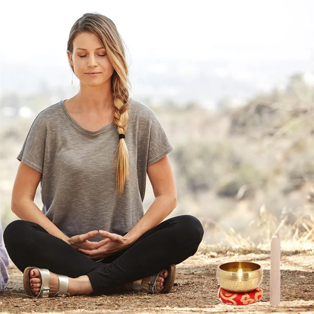 Tibetan Singing Bowl Set – Handcrafted Himalayan Sound Bowl for Meditation & Sound Healing