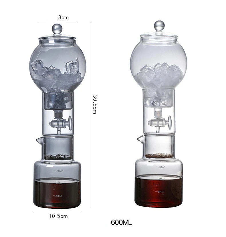 Cold Brew Coffee Pot Set with Filter Glass Dripper ICED Coffee Pot Maker - Your Ritual Hub 