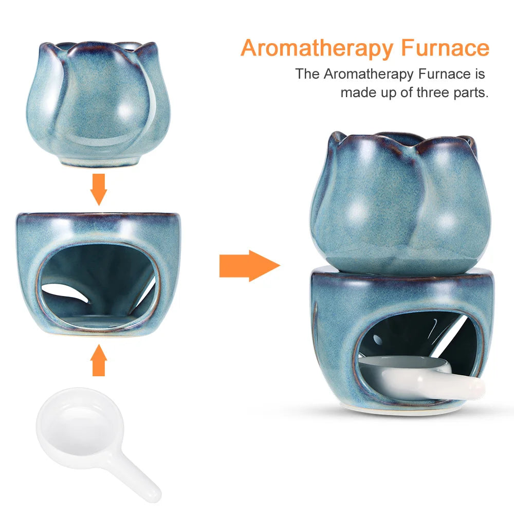 Tulip Ceramic Aromatherapy Oil Burner