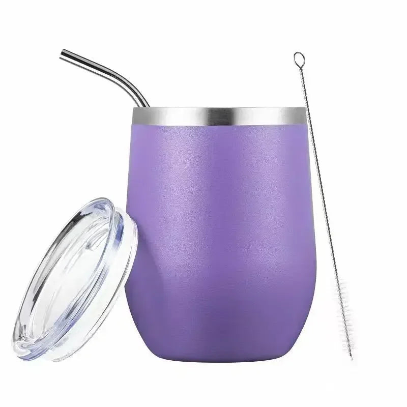 Yerba Mate Gourd & Bombilla Set — Double-Wall Steel