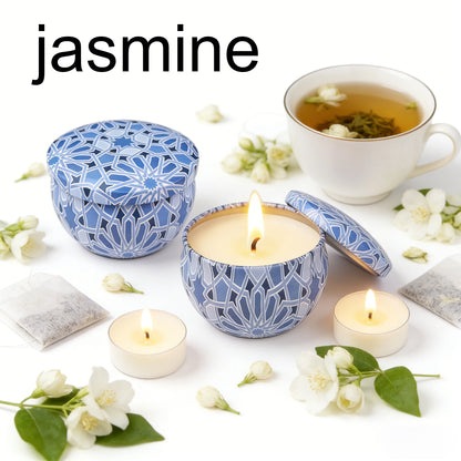 1 Pack Scented Aromatherapy Candles, Small Tin Can Aromatherapy Candles