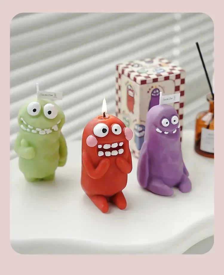 Earthlings Monster Candles Fun Creative Birthday Gifts Handmade Aromatherapy Candles - Your Ritual Hub 