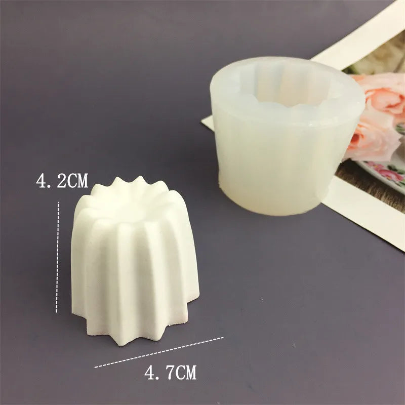 Sweet Dessert Cake Silicone Candle Mold for Handmade Soap Resin Epoxy Plaster Chocolate Party Decor DIY Mould Gift Wax Making - Your Ritual Hub 