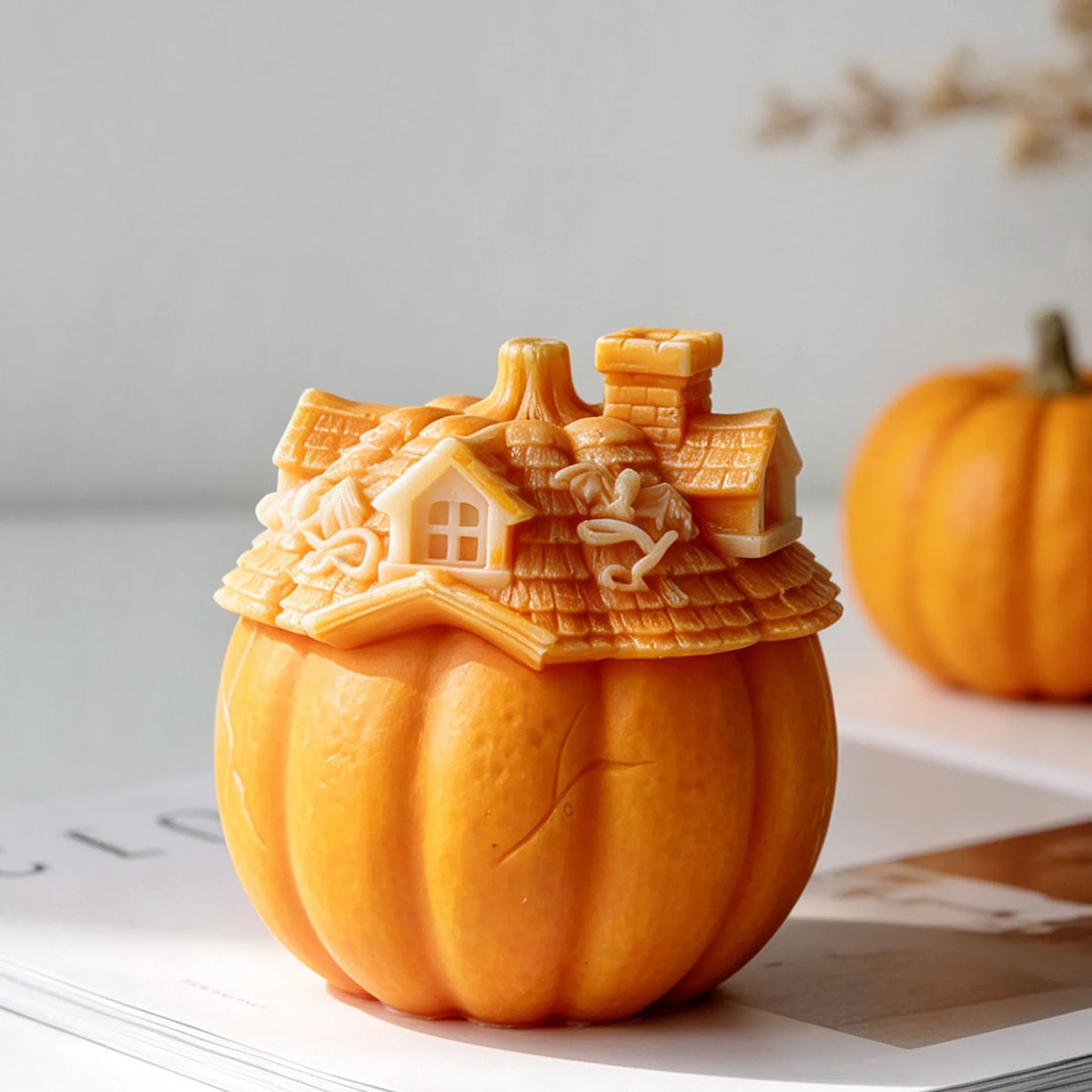 Pumpkin House Silicone Mould – Candle & Resin Crafting