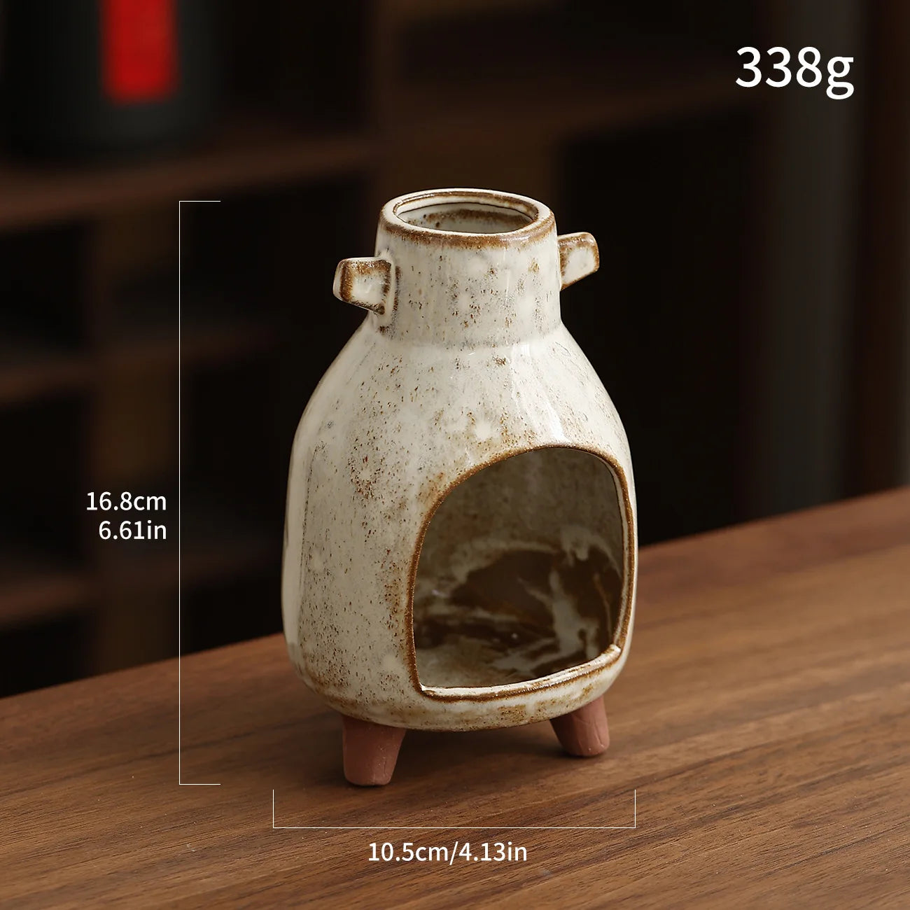 Ceramic Open Fire Incense Tray — Palo Santo & Sage Burner