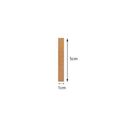 50-Pack Wooden Candle Wicks — Multi-Size with Sustainer Tabs