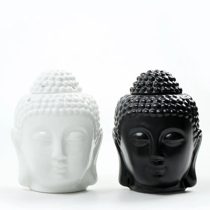 Ceramic Buddha Head Aromatherapy Oil Burner