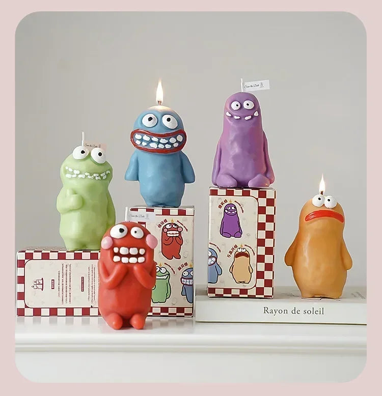 Earthlings Monster Candles Fun Creative Birthday Gifts Handmade Aromatherapy Candles - Your Ritual Hub 