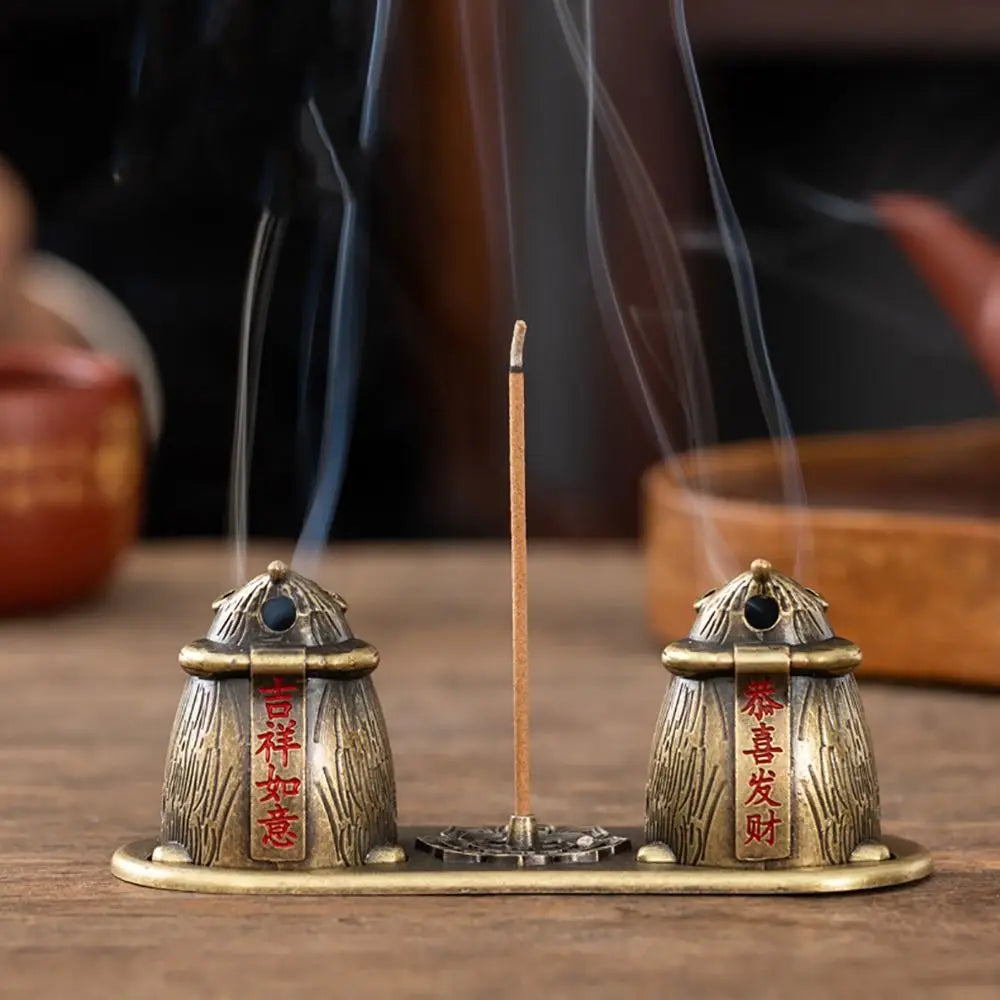 Chinese Style Zinc Alloy Incense Burner
