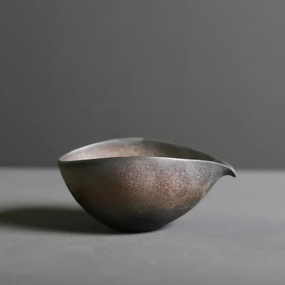 Japanese Coarse Pottery Matcha Bowl