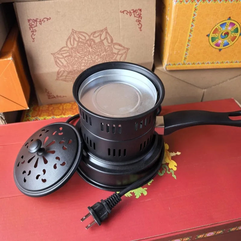 Electric Temple Incense Burner