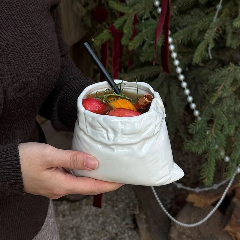 Burlap & Ceramic Coffee Mugs: Eccentric Handmade Cups, Unique Shapes & Niche Aesthetic