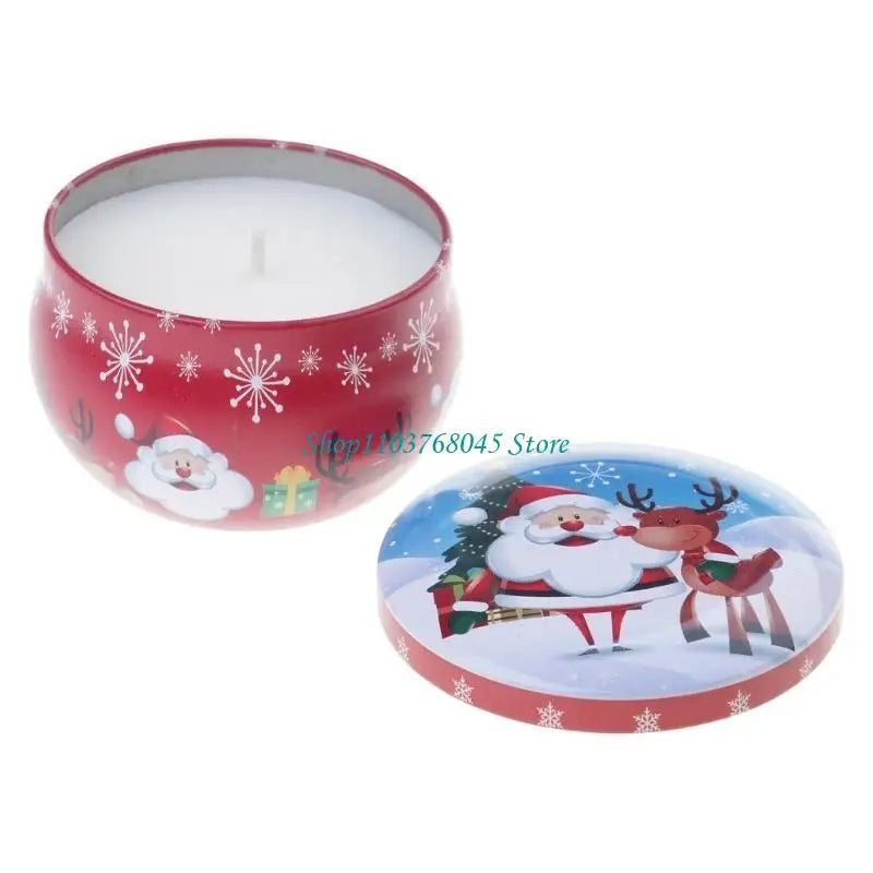 Soy Wax Candle Jar — Christmas Luminous Ornament