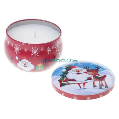 Soy Wax Candle Jar — Christmas Luminous Ornament