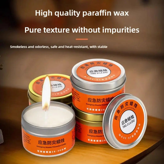 Emergency Candles for Household Power Outages Windproof Smokeless