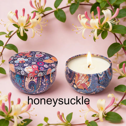 1 Pack Scented Aromatherapy Candles, Small Tin Can Aromatherapy Candles