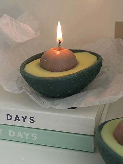 Avocado Scented Candle Sage And Sea Salt Handcrafted With Stone Wax Celebrations Anniversaries Birthday Special Occasion