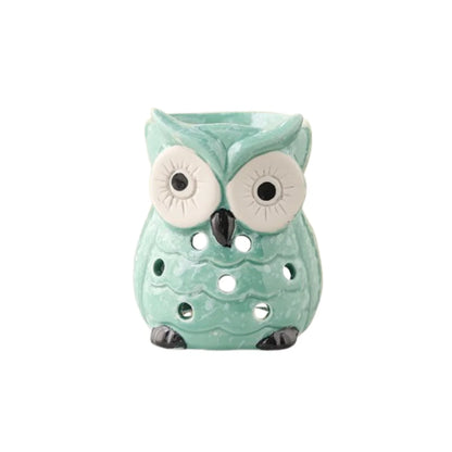 Ceramic Owl Aromatherapy Stove Eco-Friendly Heat Resistant Incense Candle