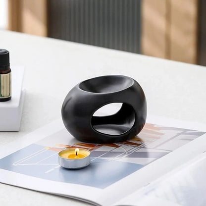 Minimalist European Ceramic Essential Oil Burner