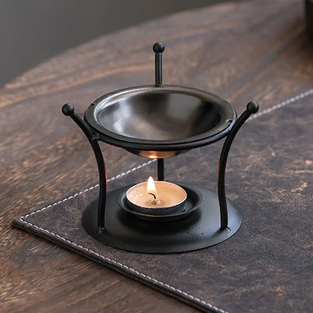 Retro Polygon Metal Aromatherapy Oil Burner - Your Ritual Hub 
