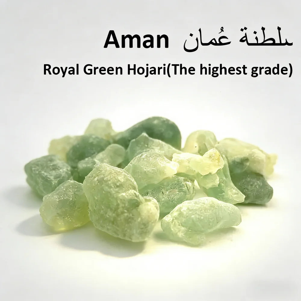 Royal Omani Hojari Frankincense – Top Grade Green Resin from Dhofar