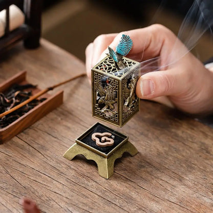Chinese Style Zinc Alloy Incense Burner