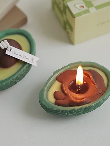 Avocado Scented Candle Sage And Sea Salt Handcrafted With Stone Wax Celebrations Anniversaries Birthday Special Occasion