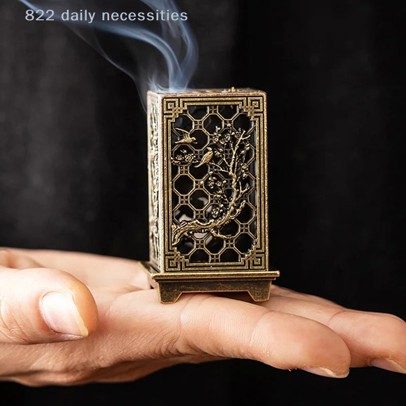 Metal Incense Holder Square Vertical - Your Ritual Hub 