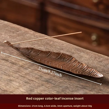 Long Leaf Ash Catcher Incense Holder
