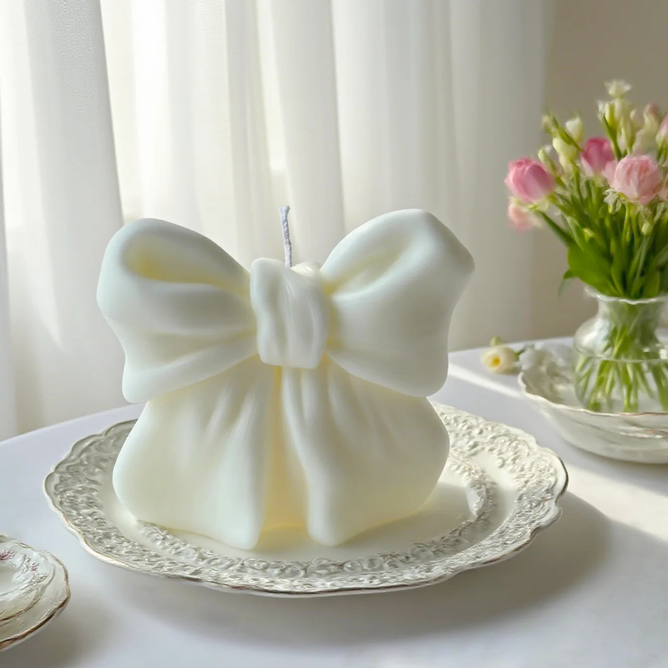 3D Bowknot Scented Candles Household Decoration Candle