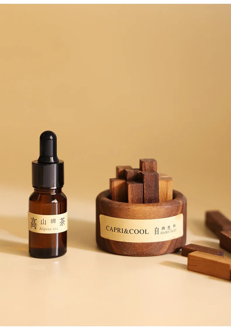 Natural Essential Oil Wood Stick Diffuser - Your Ritual Hub 