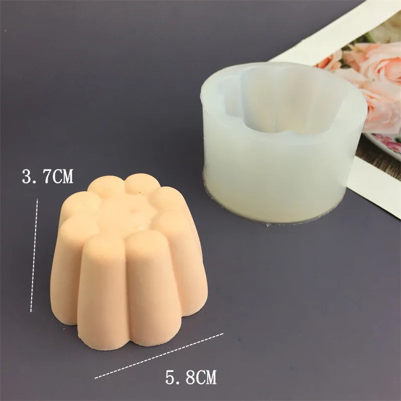Sweet Dessert Cake Silicone Candle Mold for Handmade Soap Resin Epoxy Plaster Chocolate Party Decor DIY Mould Gift Wax Making - Your Ritual Hub 