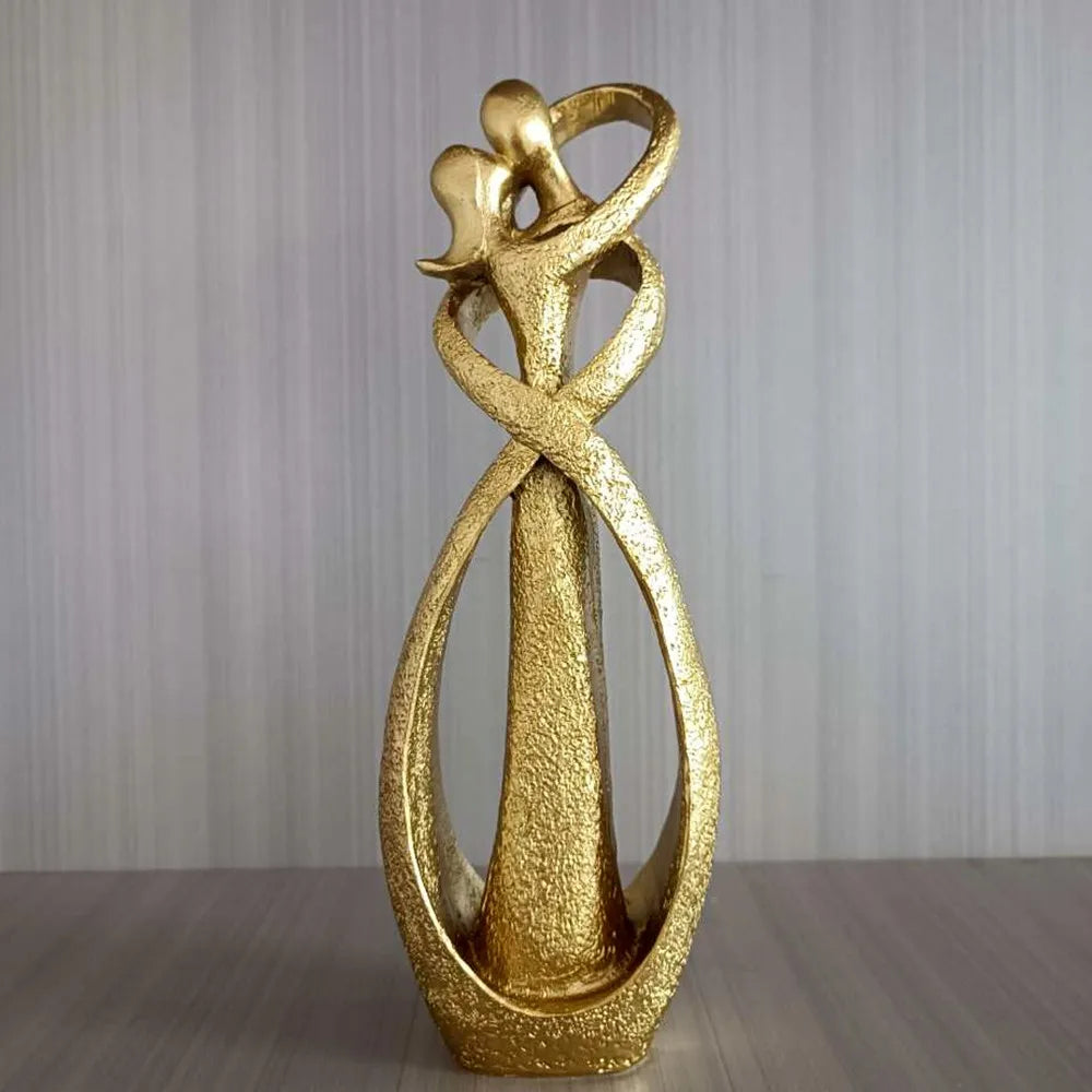 Sacred Union Sandstone Lovers Statue (23cm)