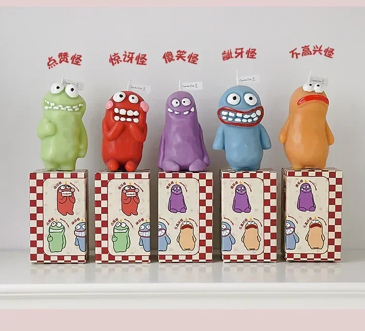 Earthlings Monster Candles Fun Creative Birthday Gifts Handmade Aromatherapy Candles - Your Ritual Hub 