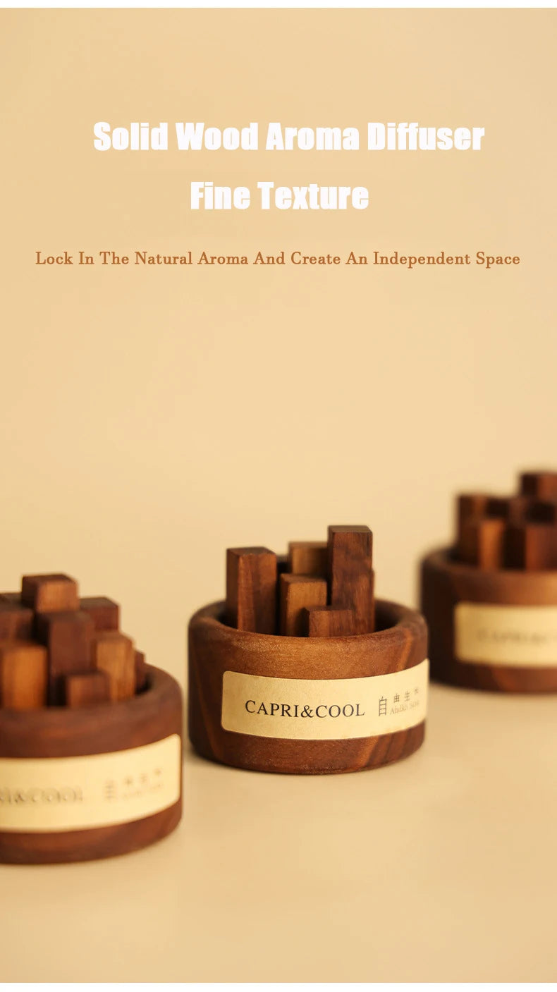Natural Essential Oil Wood Stick Diffuser - Your Ritual Hub 
