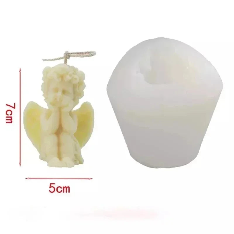 Cupid Angel Scented Soy Wax Candle — Decorative Art