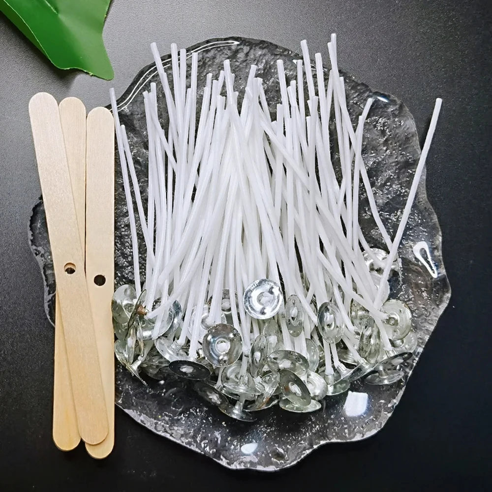 103-Pack Smokeless Cotton Candle Wicks Set