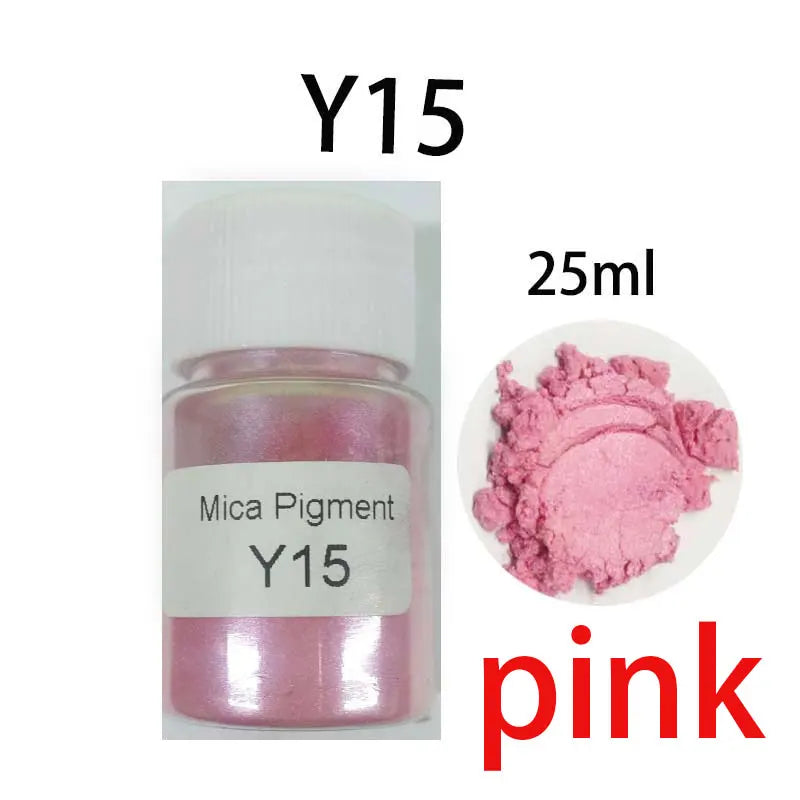 Mica Pigment Powder, 26 Colors for Soap, Candles & Crafts