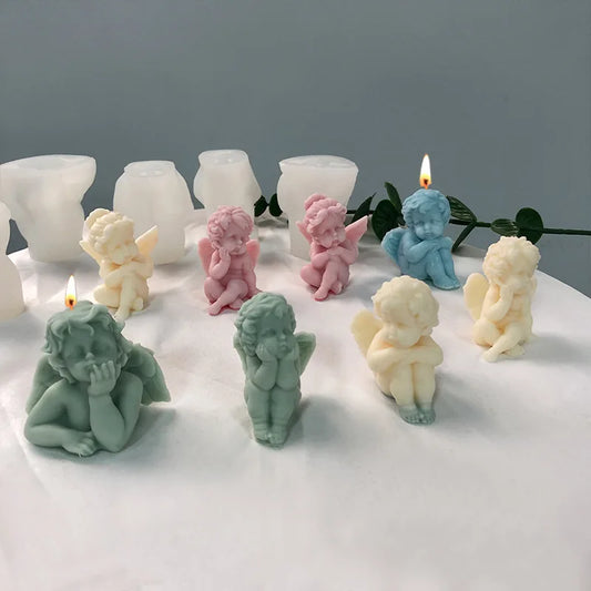 Cupid Angel Scented Soy Wax Candle — Decorative Art