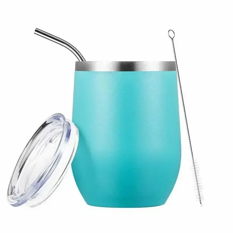 Yerba Mate Gourd & Bombilla Set — Double-Wall Steel