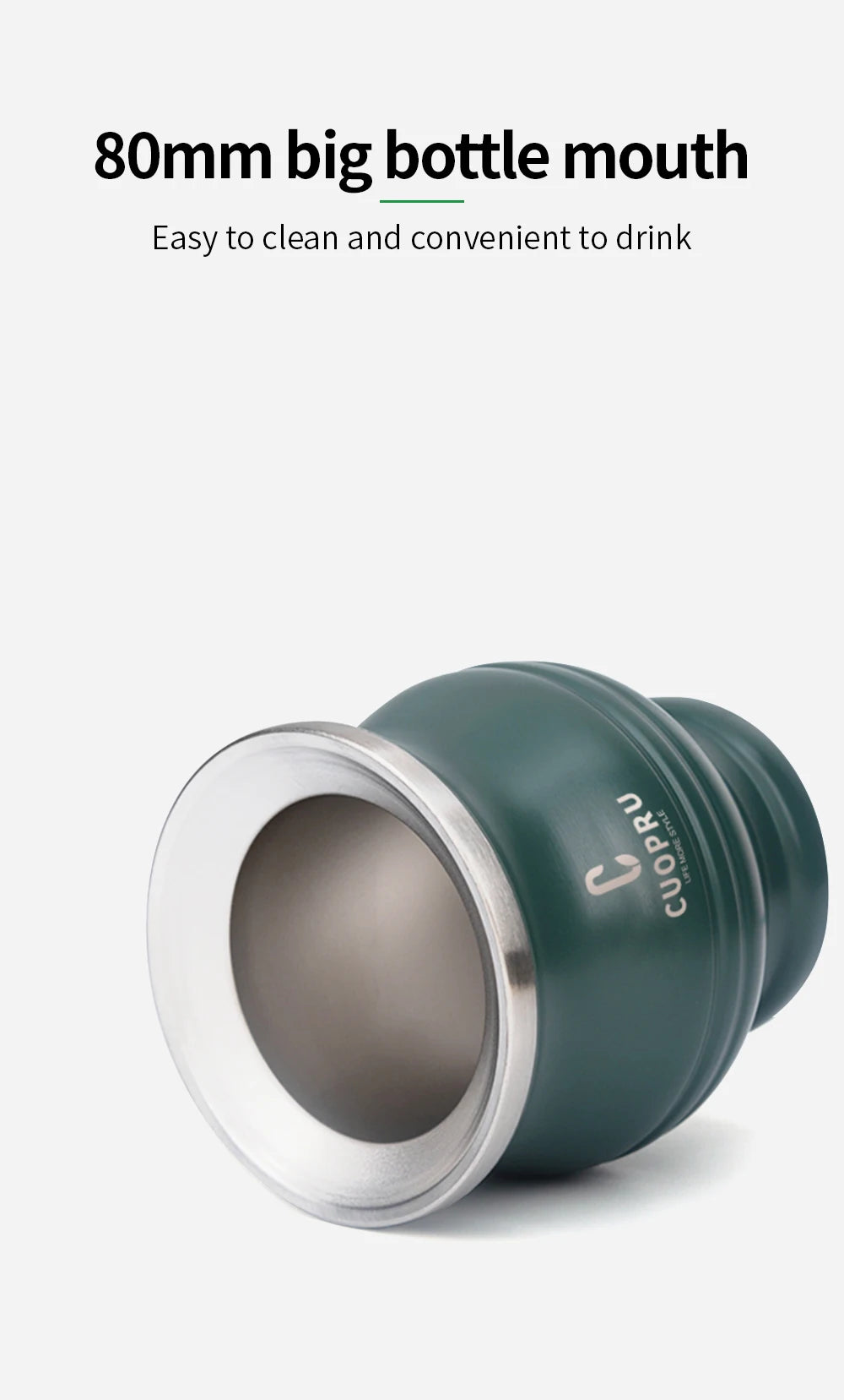 Yerba Mate Gourd Set — Double-Wall Steel Cup & Bombilla