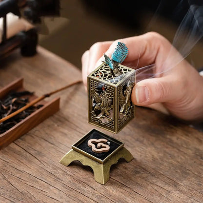 Chinese Style Zinc Alloy Incense Burner