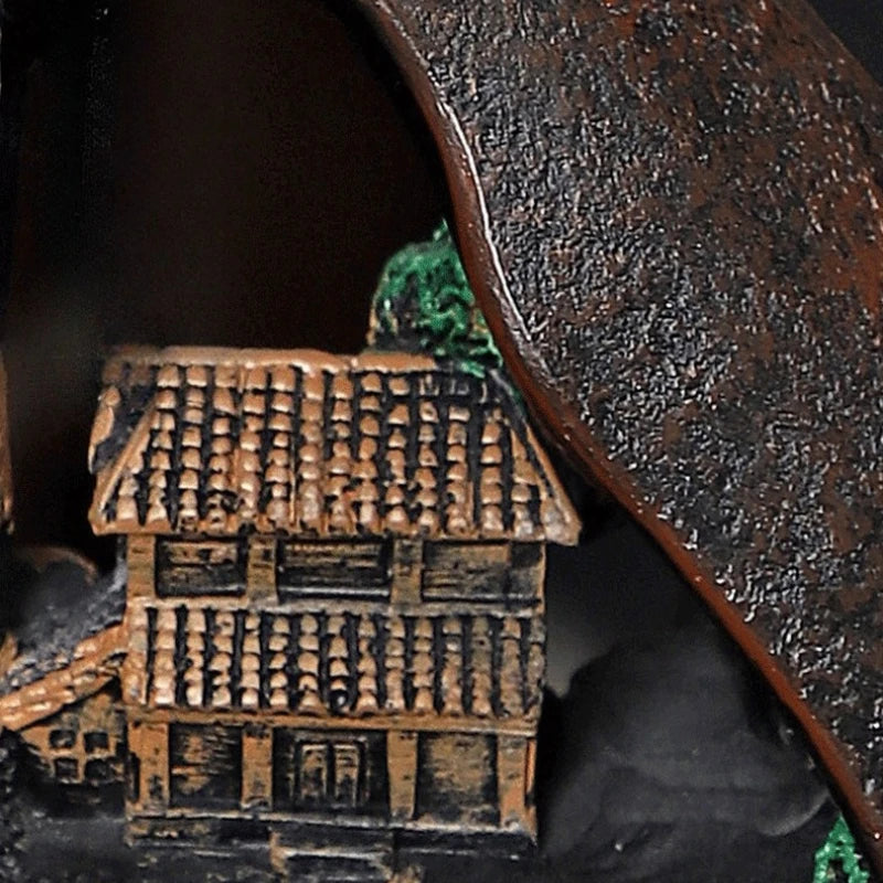 Zen Landscape Ceramic Incense Burner — Indoor Decor - Your Ritual Hub 
