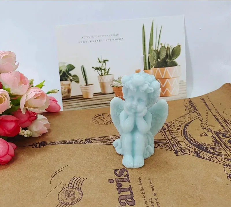 Cupid Angel Scented Soy Wax Candle — Decorative Art