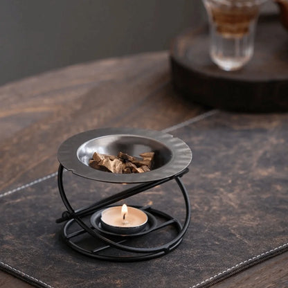 Retro Polygon Metal Aromatherapy Oil Burner