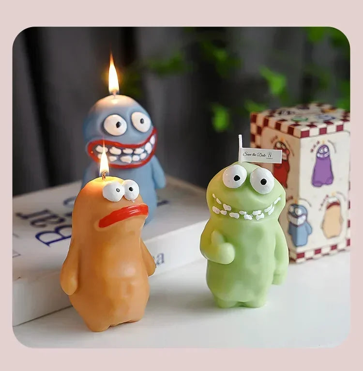 Earthlings Monster Candles Fun Creative Birthday Gifts Handmade Aromatherapy Candles - Your Ritual Hub 