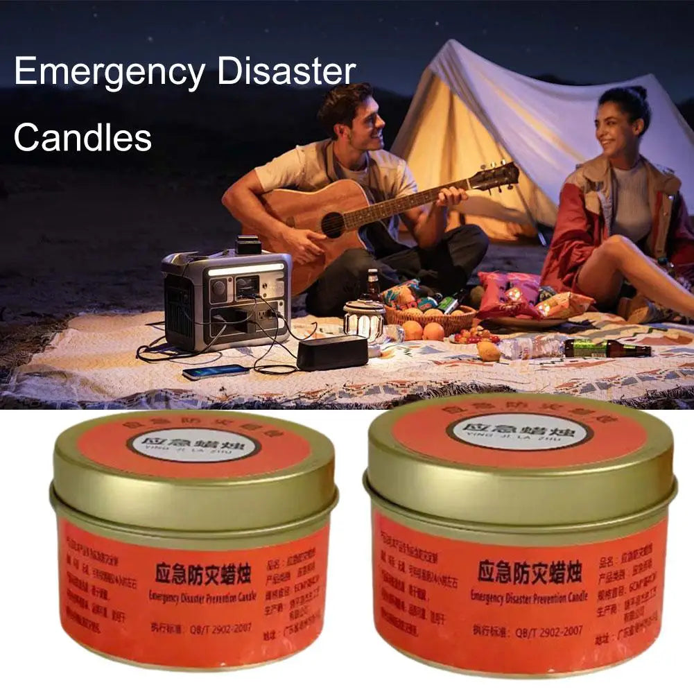 Emergency Candles for Household Power Outages Windproof Smokeless
